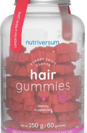 Nutriversum Hair Gummies cukormentes hajvitamin 60 db