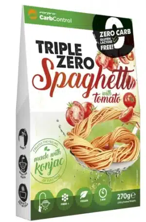 Triple Zero Paradicsomos spagetti konjac tészta 270g