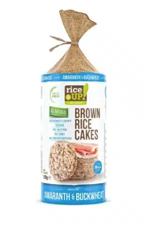 Rice Up Szelet amaránt & hajdina 120g puffasztott teljes kiőrlésű barna rizs