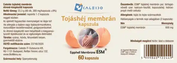 Caleido Tojáshéj membrán 60db kapszula - Image 2