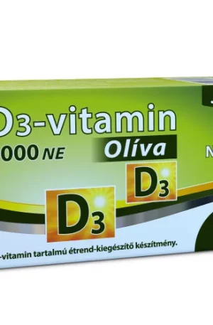 JutaVit D3-vitamin Olíva 100x3000NE lágykapszula