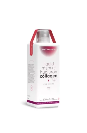 Nutriversum Liquid MSM+C Hyaluron Collagen kollagén ital-erdei gyümölcs 500 ml